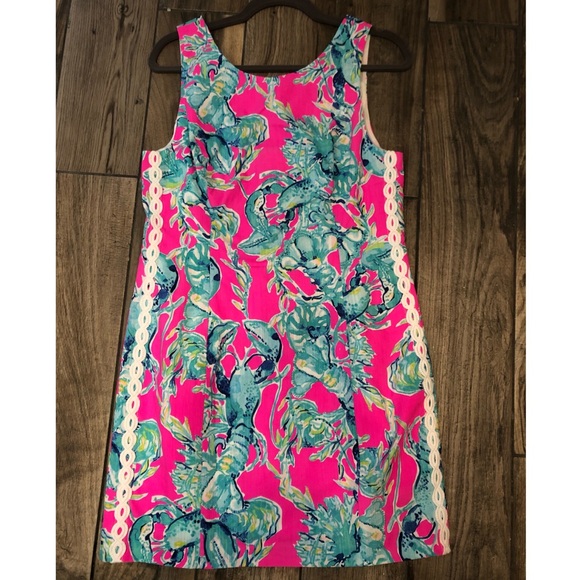 NWT Lilly Pulitzer Mila Shift - Size 10 Raz Berry - Picture 2 of 4